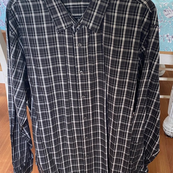 Apt. 9 Other - Men's Black Plaid Shirt Apt 9 NWT XL